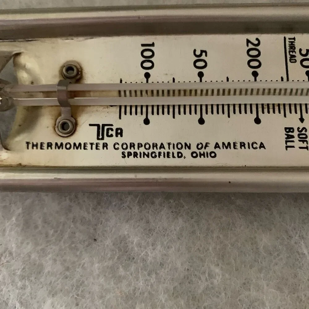 Vintage TCR Oven Thermometer In Original Box *Works*